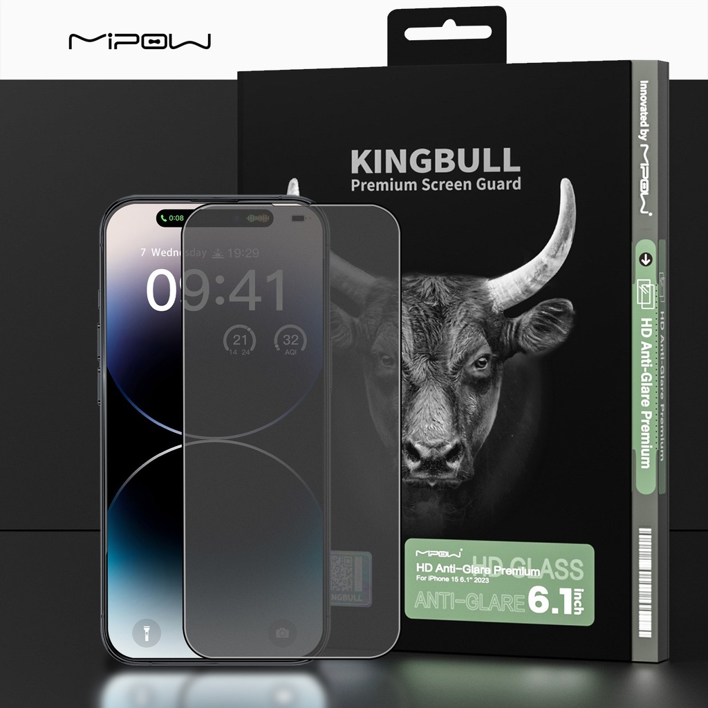 Cường lực chống vân Mipow Kingbull cho iPhone
